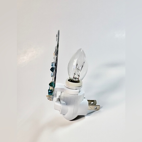 🐢 Coastal Sea Turtle Night Light - Sea Glass & REAL Florida Coast Sea Sh… - Picture 7 of 10